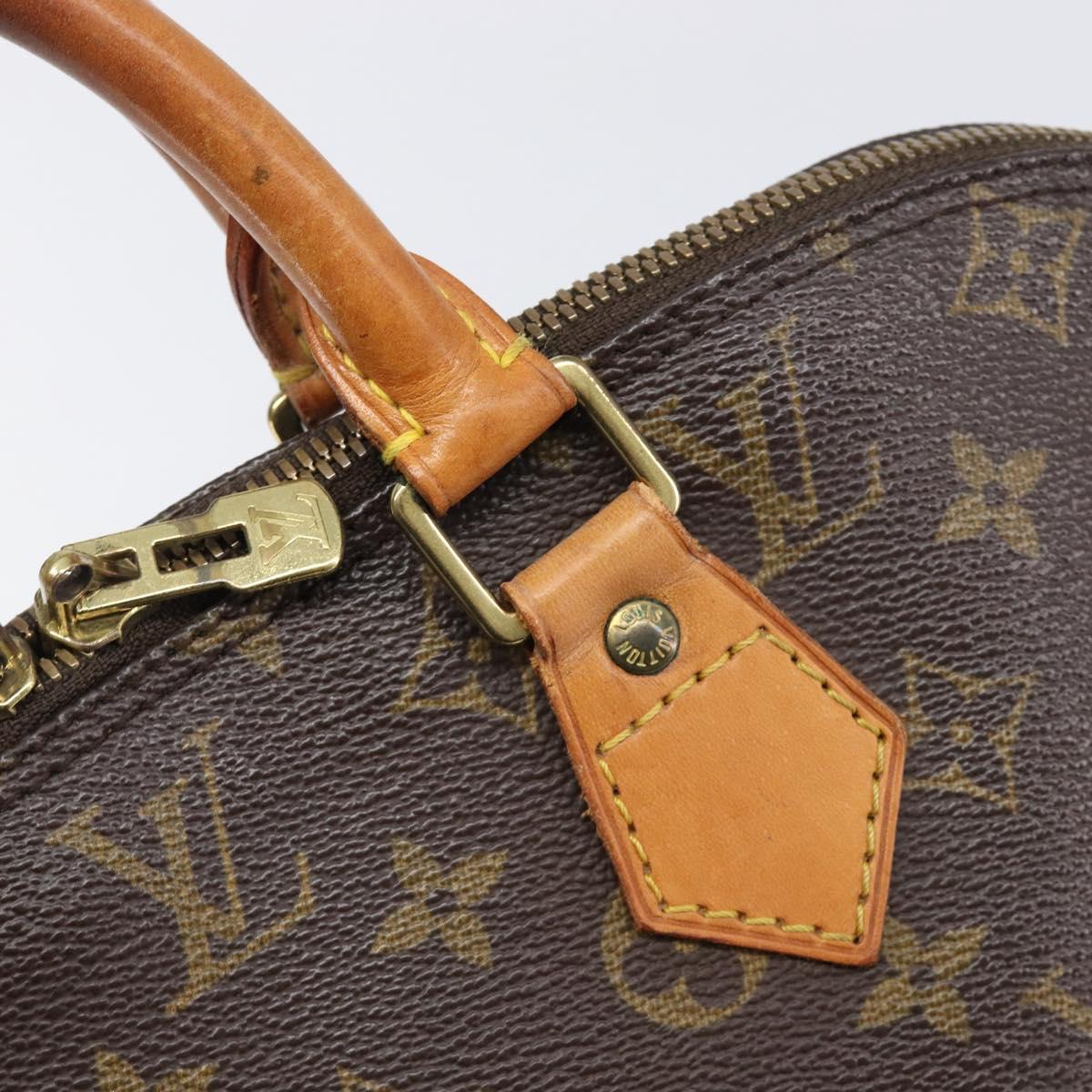 LOUIS VUITTON Monogram Alma Hand Bag M51130 LV Auth ka5994
