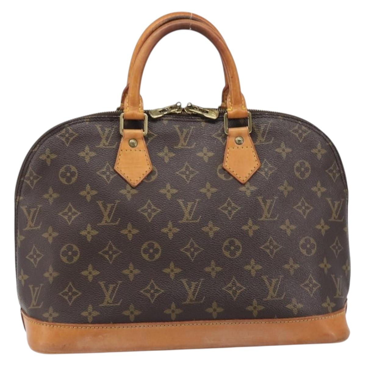 LOUIS VUITTON Monogram Alma Hand Bag M51130 LV Auth ka5994