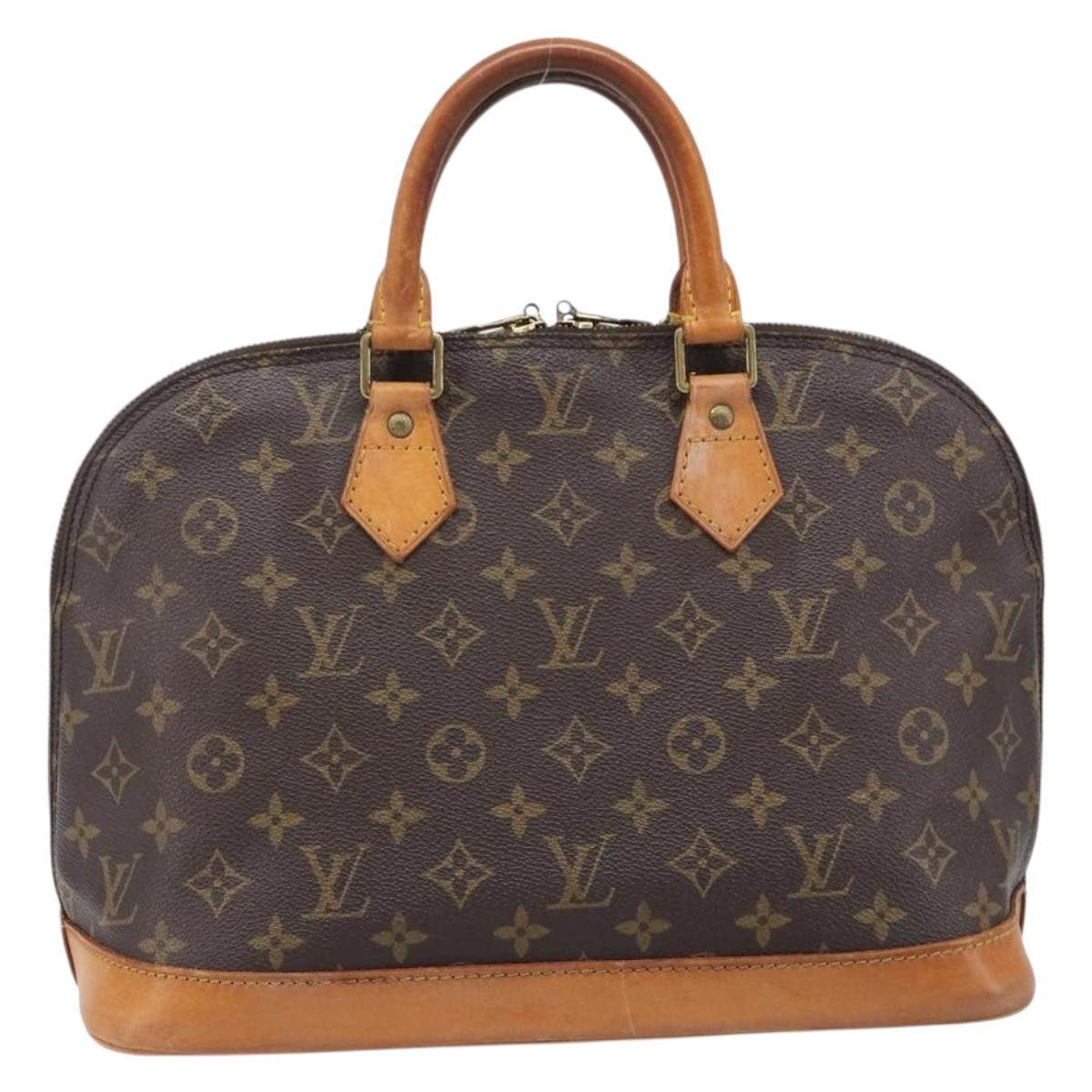 LOUIS VUITTON Monogram Alma Hand Bag M51130 LV Auth ka5994