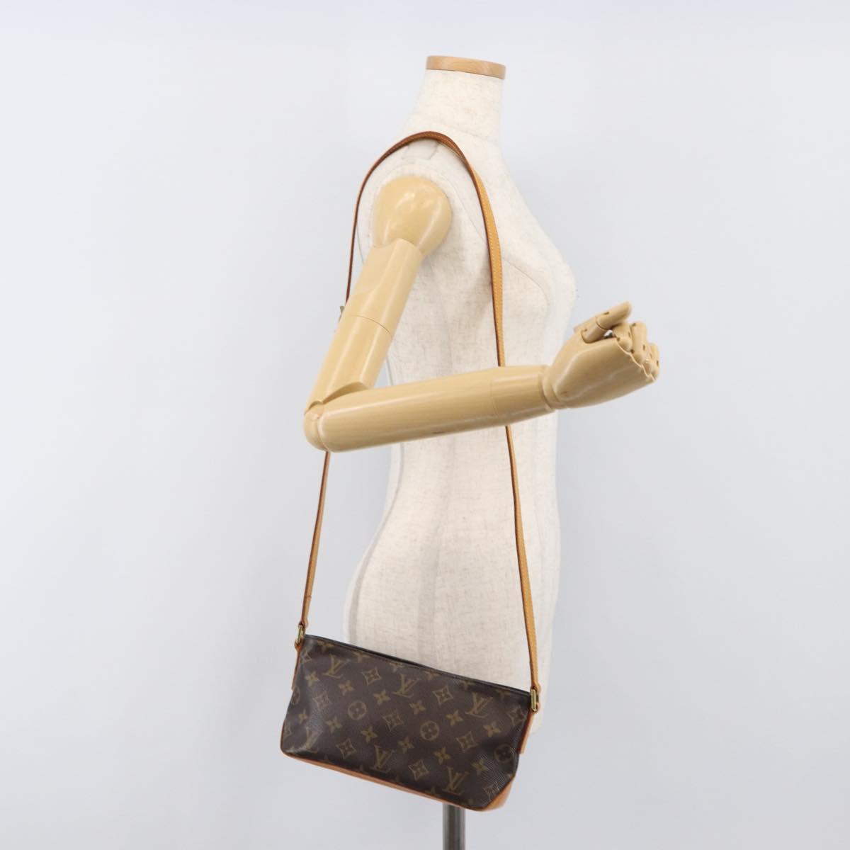 LOUIS VUITTON Monogram Trotteur Shoulder Bag M51240 LV Auth ka5999