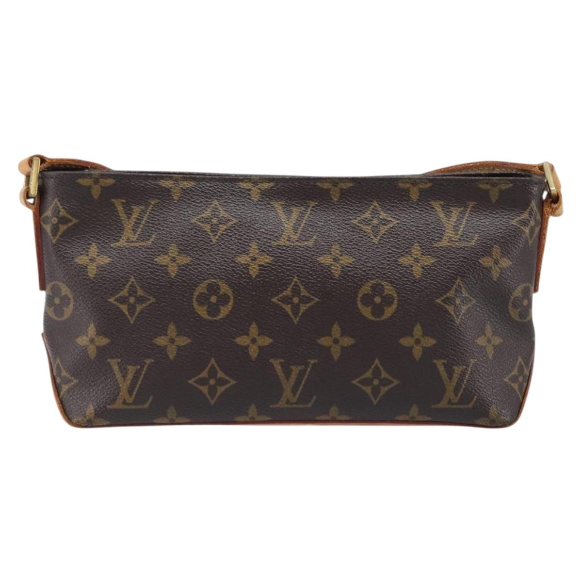 LOUIS VUITTON Monogram Trotteur Shoulder Bag M51240 LV Auth ka5999