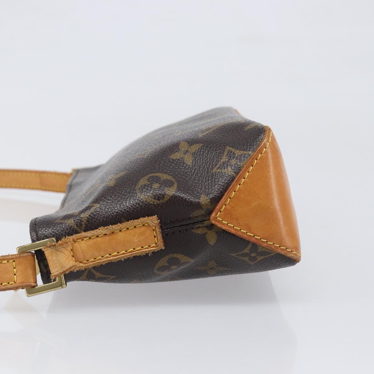 LOUIS VUITTON Monogram Trotteur Shoulder Bag M51240 LV Auth ka5999
