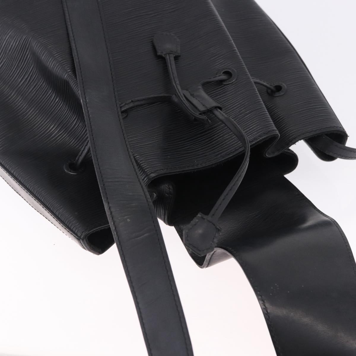 LOUIS VUITTON Epi Sac A Dos Shoulder Bag Black M80153 LV Auth ka6010
