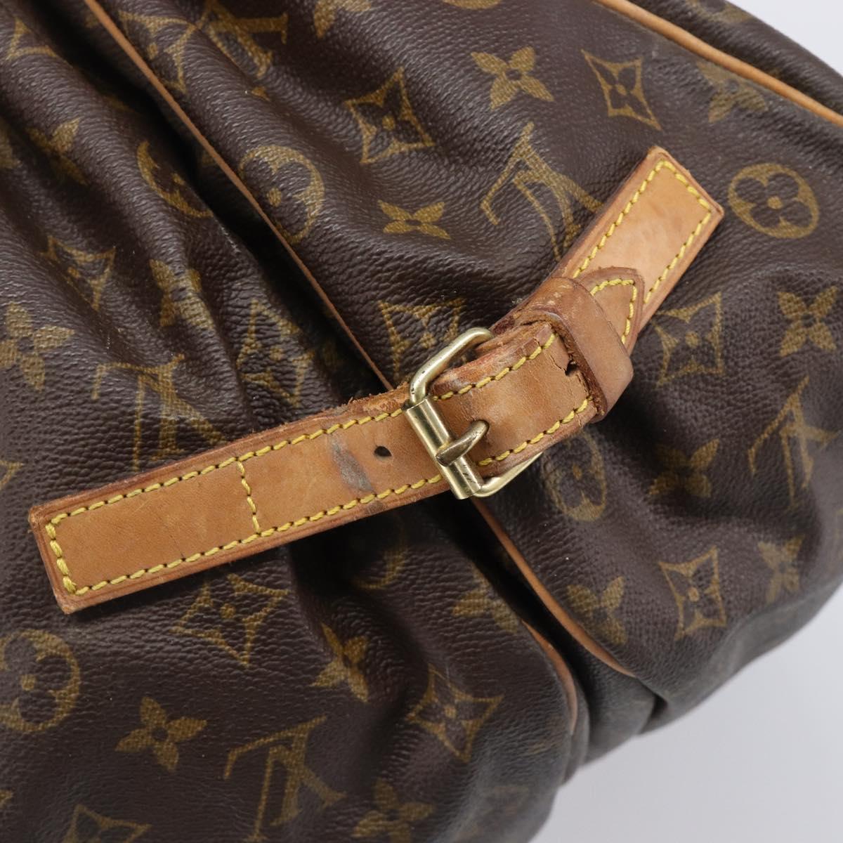 LOUIS VUITTON Monogram Saumur 35 Shoulder Bag M42254 LV Auth ka6011