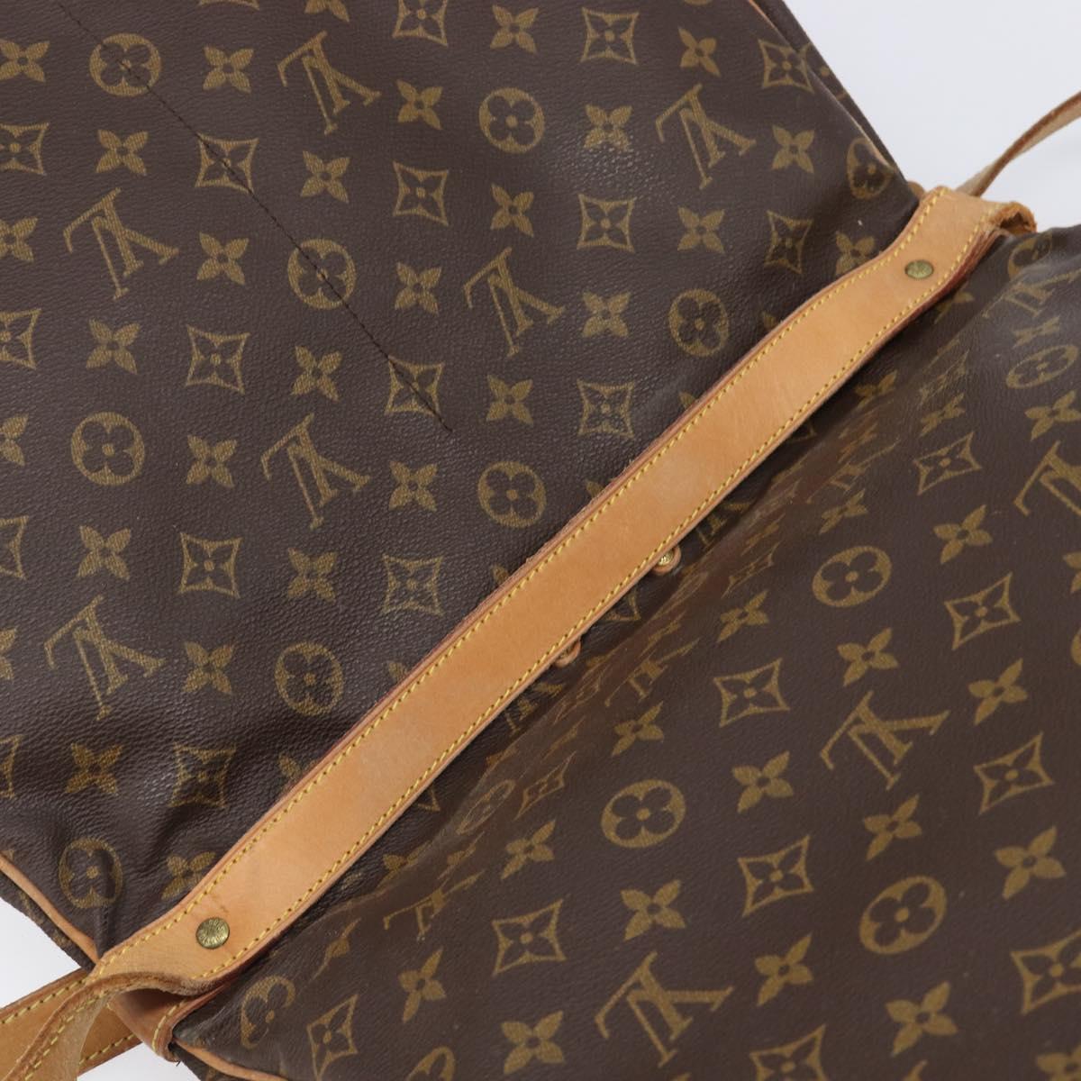 LOUIS VUITTON Monogram Saumur 35 Shoulder Bag M42254 LV Auth ka6011