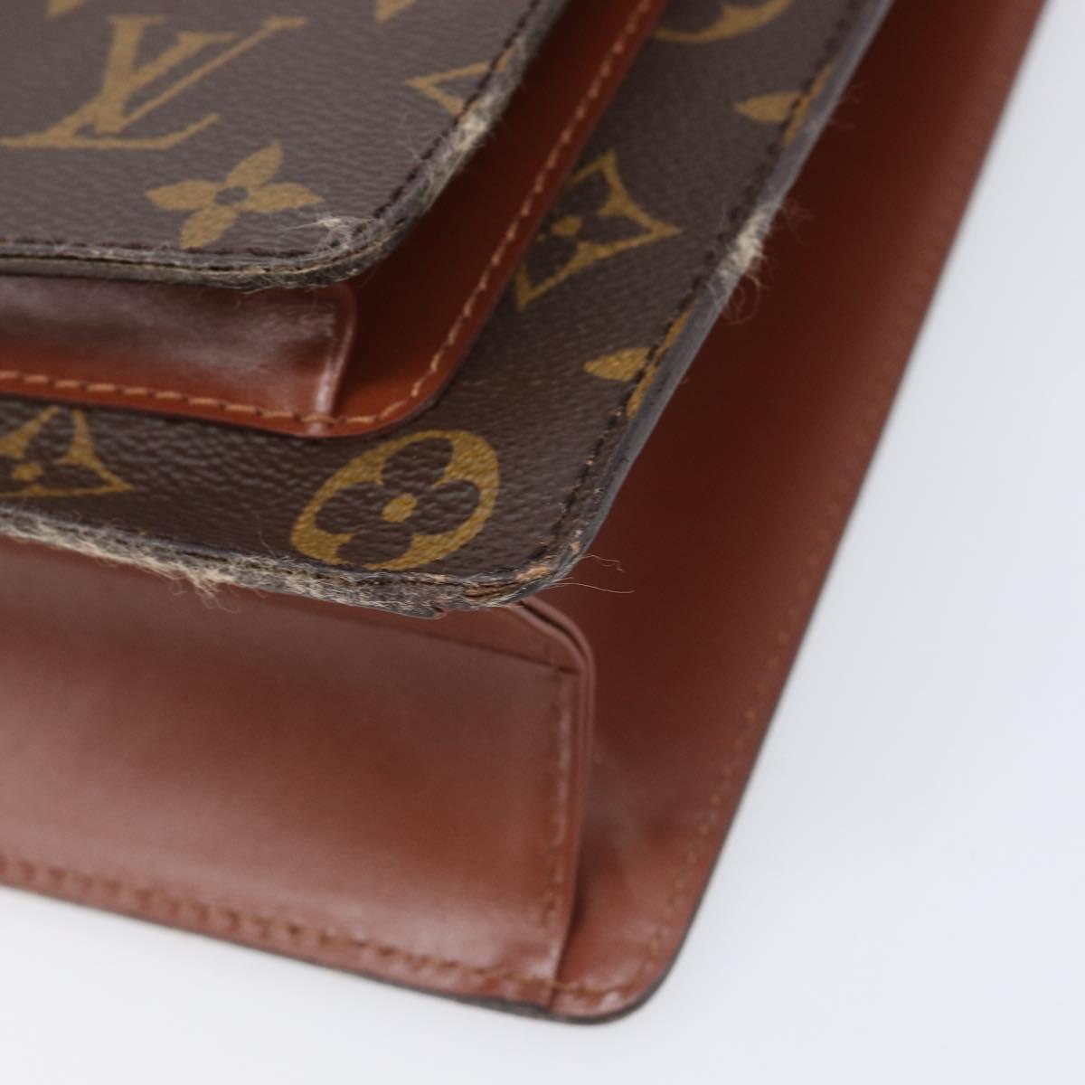 LOUIS VUITTON Monogram Monceau 28 Hand Bag M51185 LV Auth ka6012