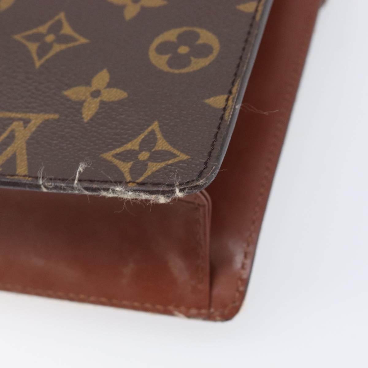LOUIS VUITTON Monogram Monceau 28 Hand Bag M51185 LV Auth ka6012
