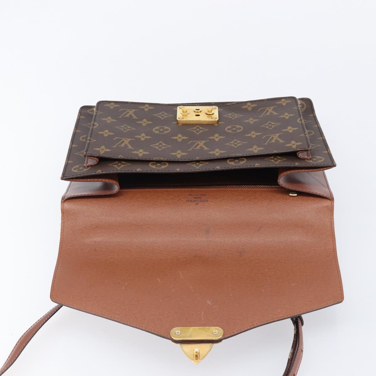 LOUIS VUITTON Monogram Monceau 28 Hand Bag M51185 LV Auth ka6012