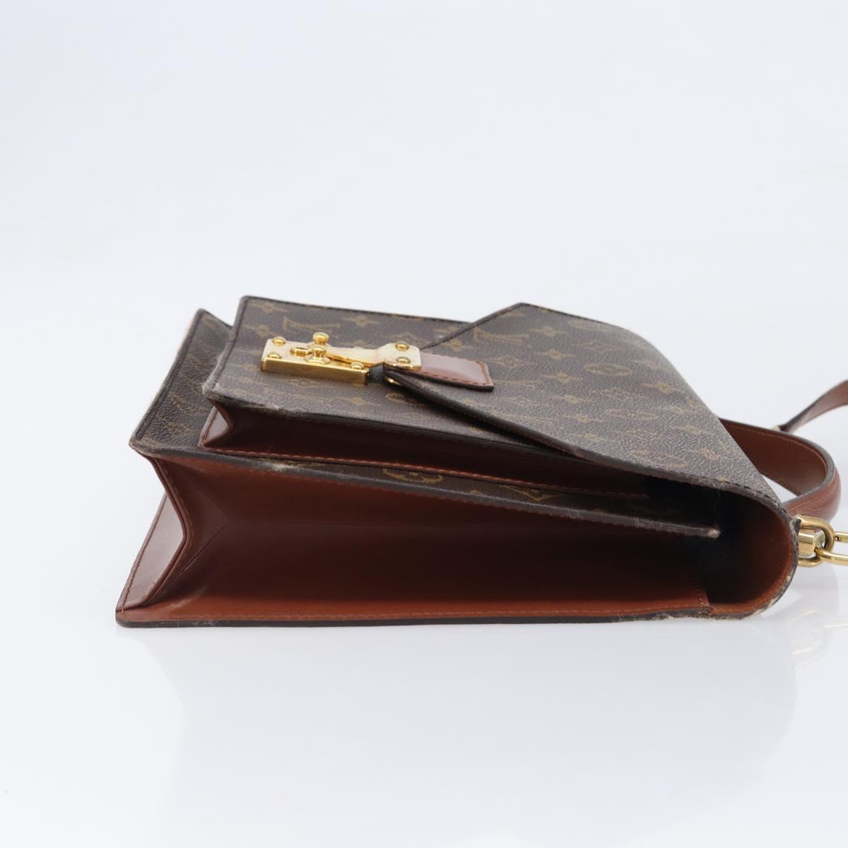 LOUIS VUITTON Monogram Monceau 28 Hand Bag M51185 LV Auth ka6012