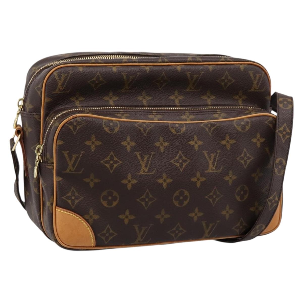LOUIS VUITTON Monogram Nile Shoulder Bag M45244 LV Auth ka6014V