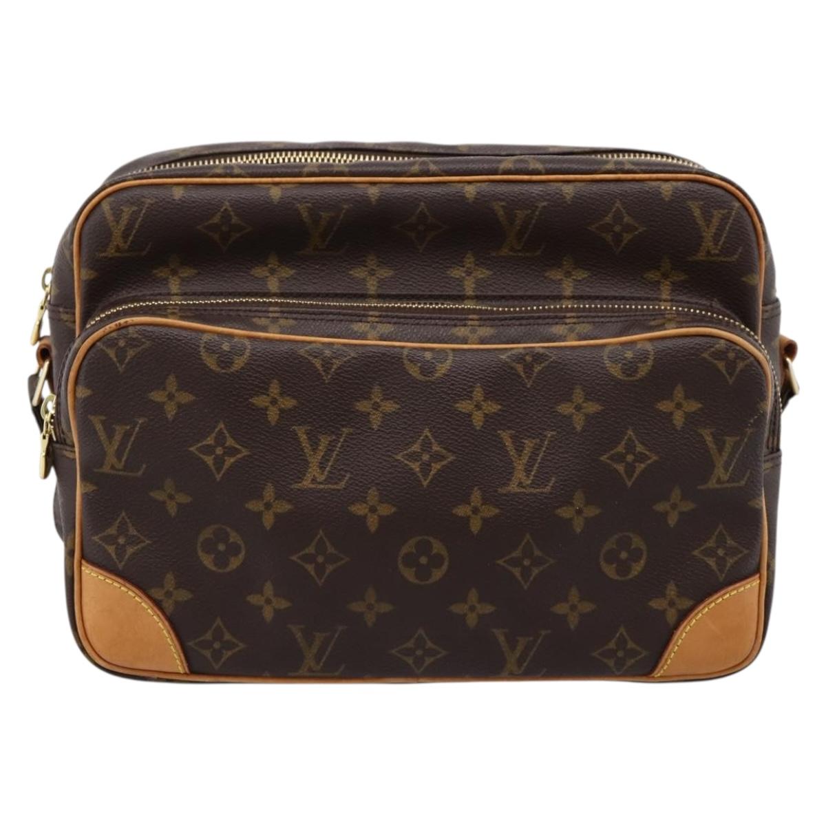 LOUIS VUITTON Monogram Nile Shoulder Bag M45244 LV Auth ka6014V