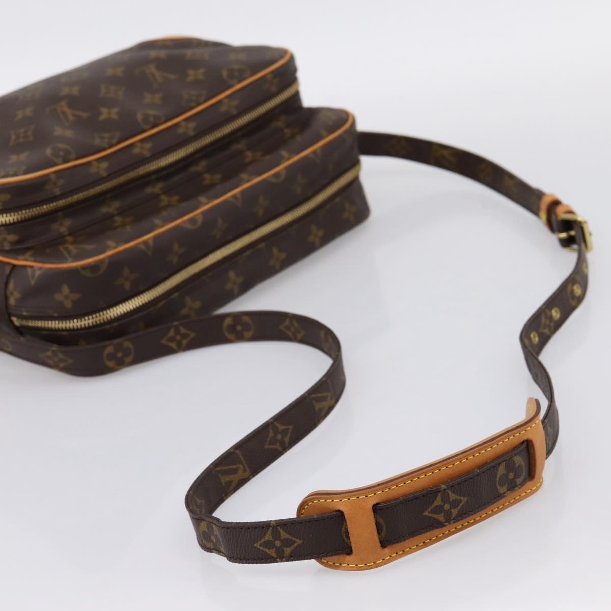 LOUIS VUITTON Monogram Nile Shoulder Bag M45244 LV Auth ka6014V