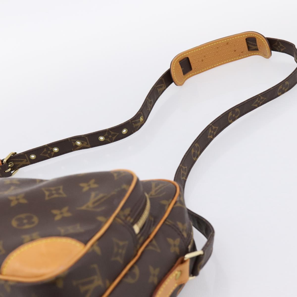 LOUIS VUITTON Monogram Nile Shoulder Bag M45244 LV Auth ka6014V