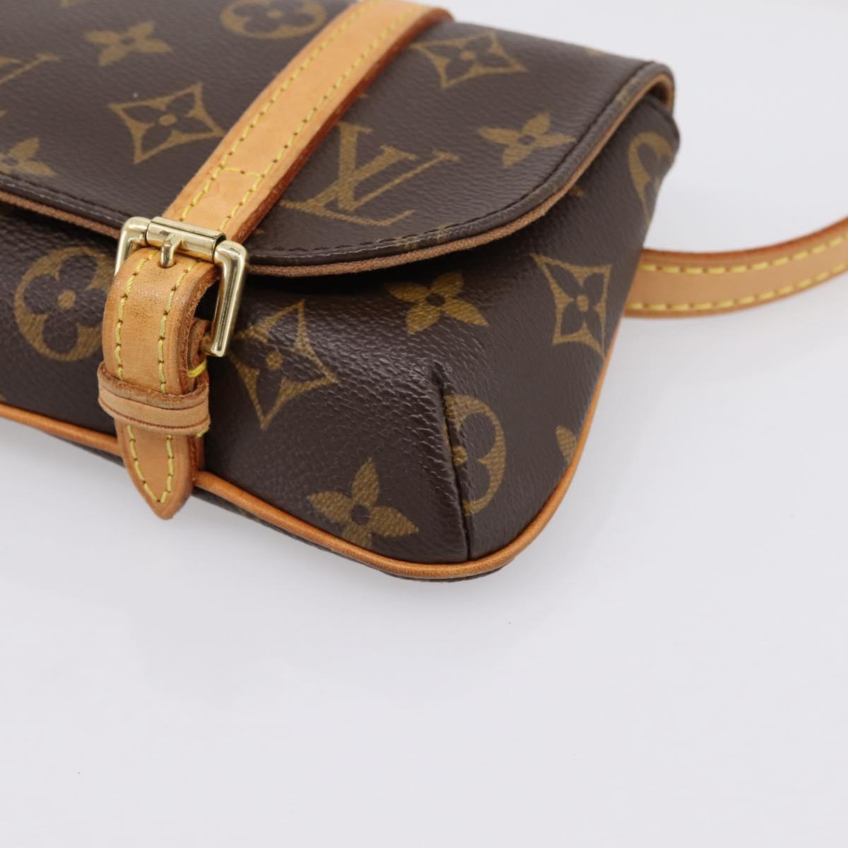 LOUIS VUITTON Monogram Pochette Marrell Waist bag M51159 LV Auth ka6017V