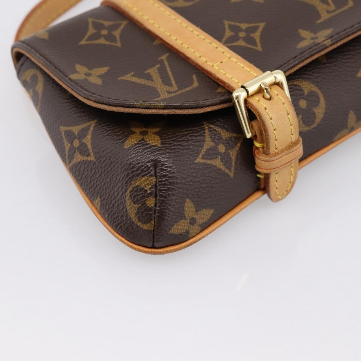 LOUIS VUITTON Monogram Pochette Marrell Waist bag M51159 LV Auth ka6017V