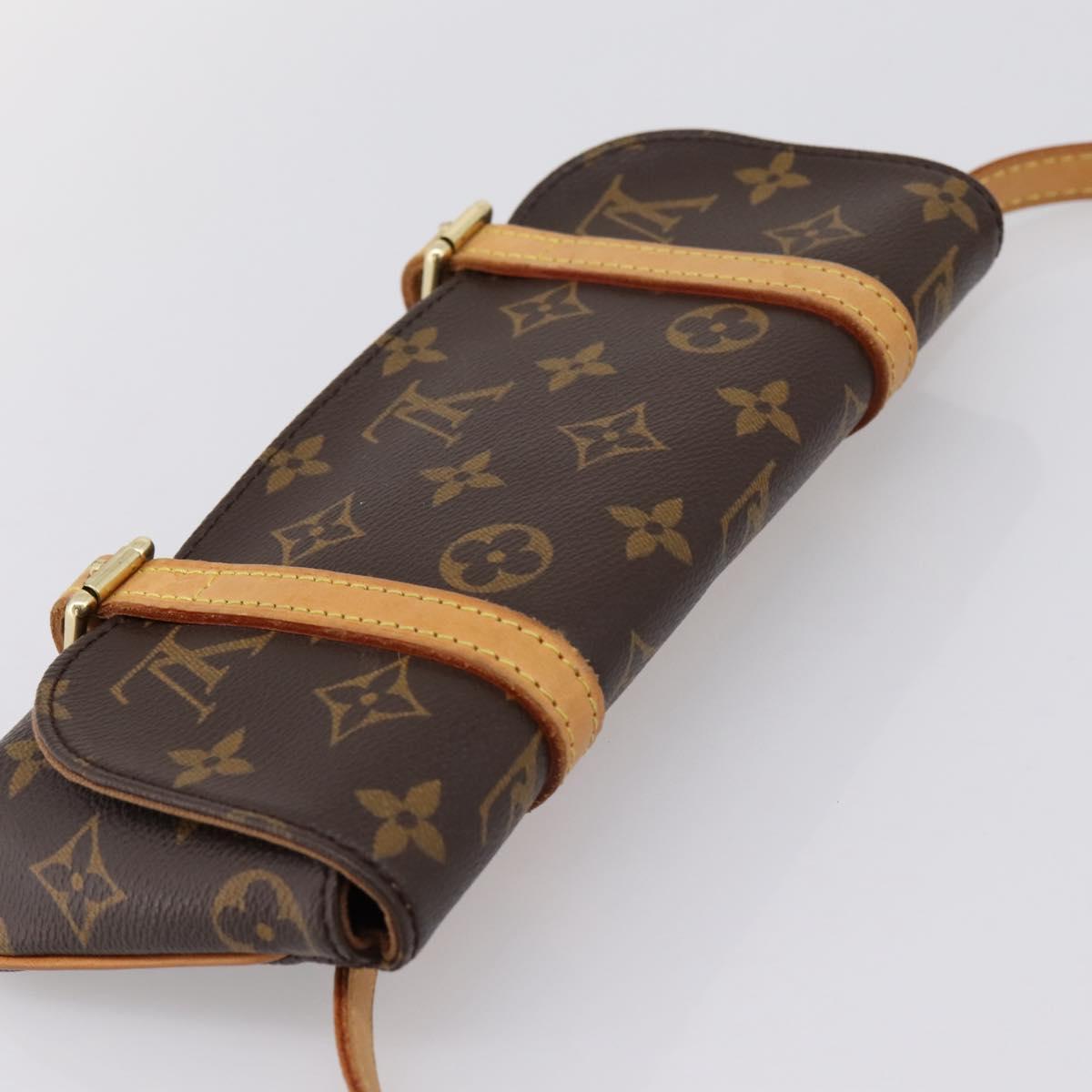 LOUIS VUITTON Monogram Pochette Marrell Waist bag M51159 LV Auth ka6017V