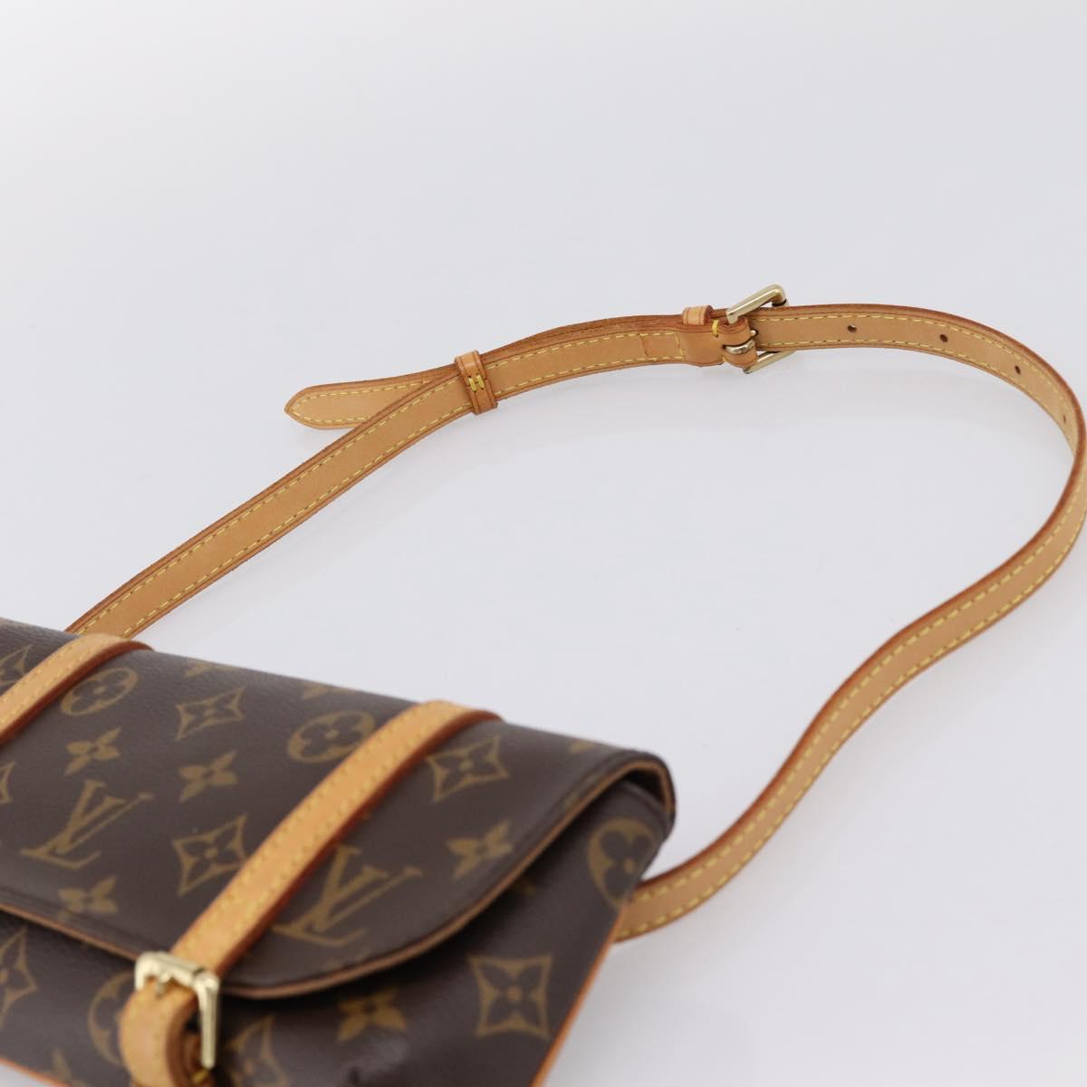LOUIS VUITTON Monogram Pochette Marrell Waist bag M51159 LV Auth ka6017V