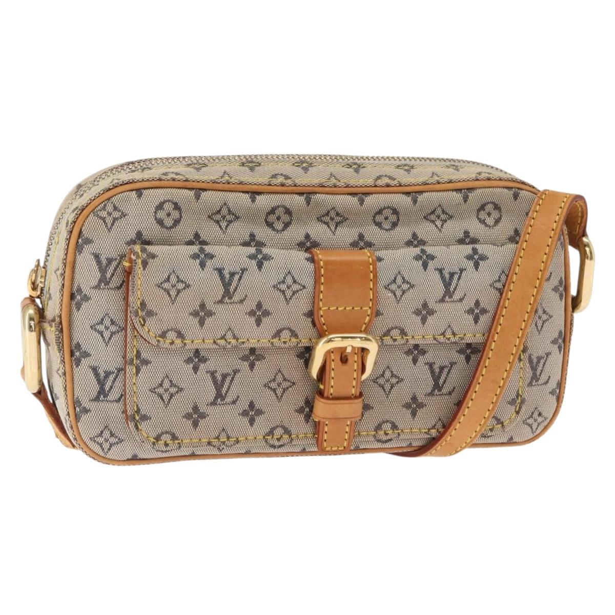 LOUIS VUITTON Monogram Mini Juliet MM Shoulder Bag Blue M92004 LV Auth ka602
