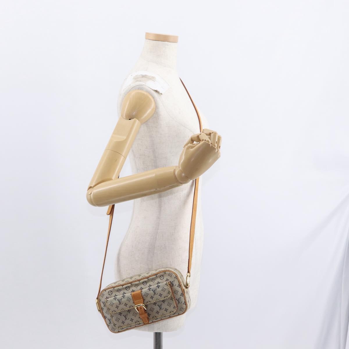 LOUIS VUITTON Monogram Mini Juliet MM Shoulder Bag Blue M92004 LV Auth ka602