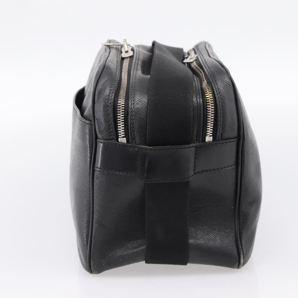 LOUIS VUITTON Taiga Reporter PM Shoulder Bag Ardoise M30152 LV Auth ka6020