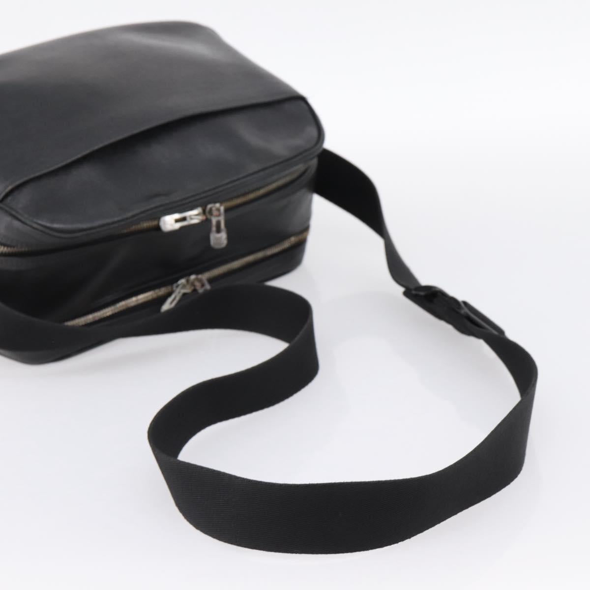 LOUIS VUITTON Taiga Reporter PM Shoulder Bag Ardoise M30152 LV Auth ka6020