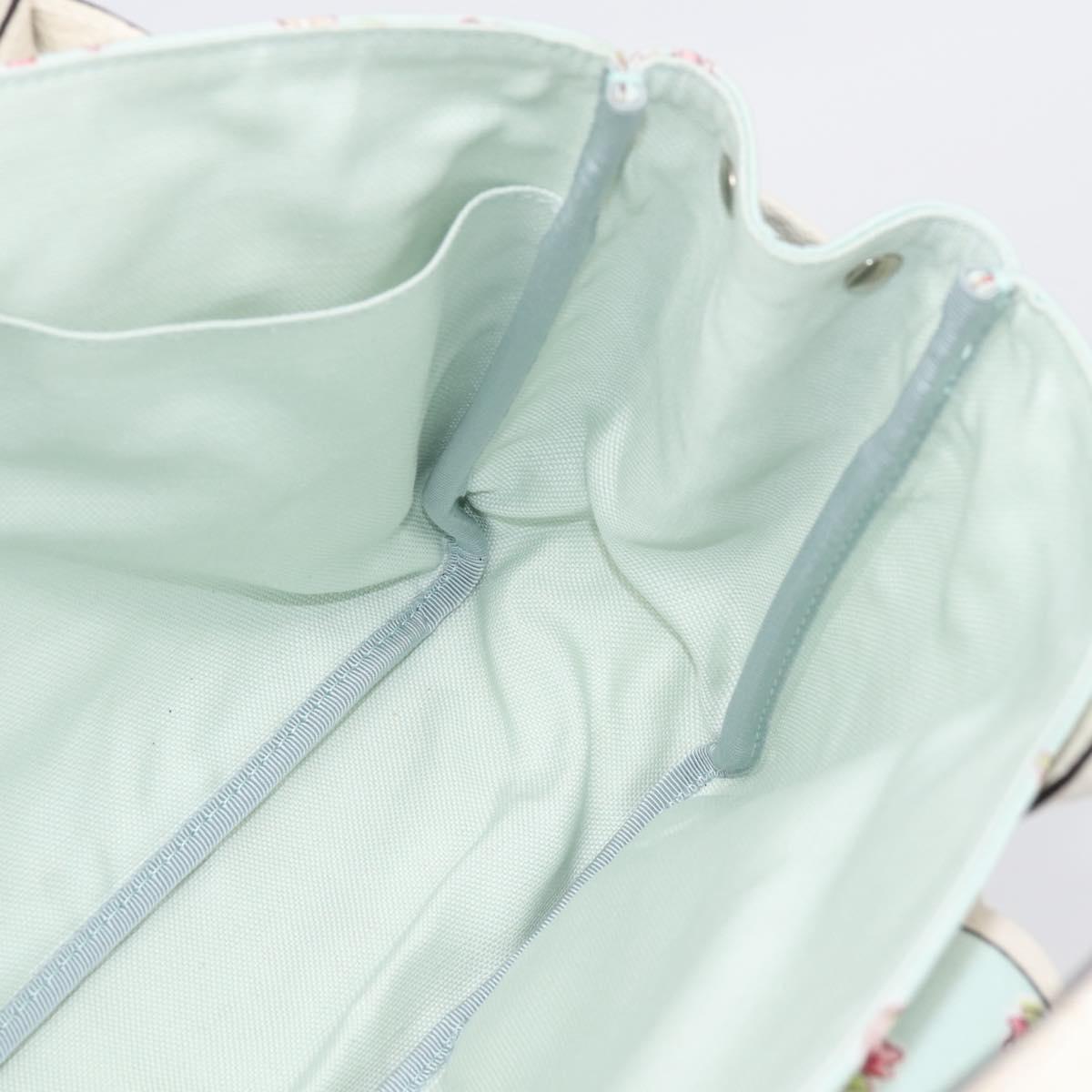 GUCCI Hand Bag Canvas Light Blue 628159 Auth ka6023V