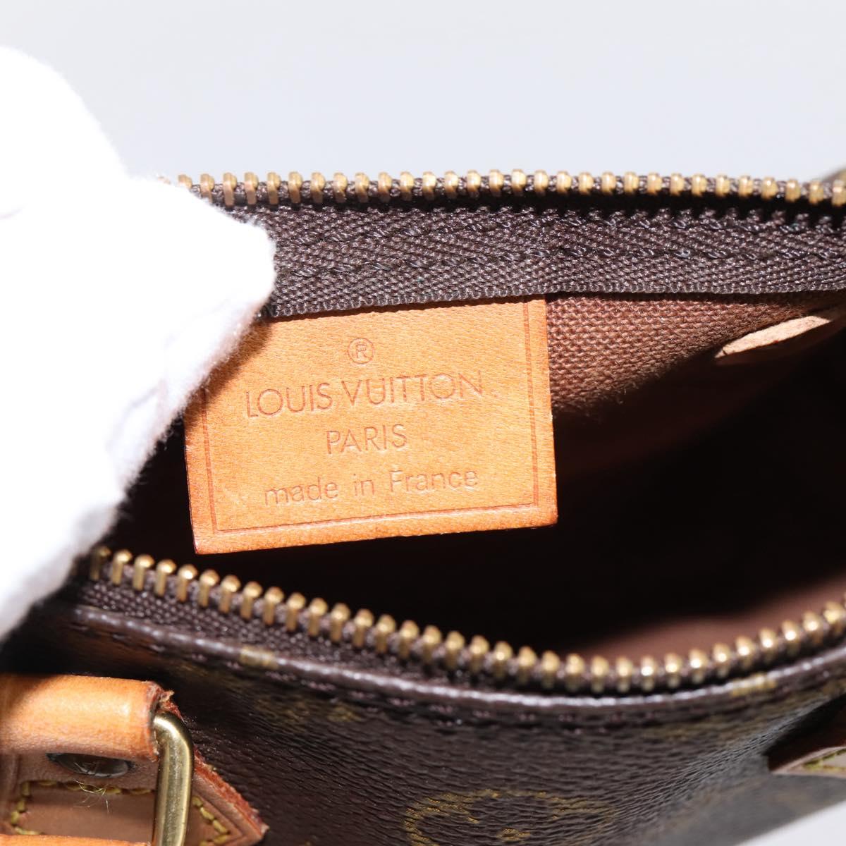 LOUIS VUITTON Monogram Mini Speedy Hand Bag M41534 LV Auth ka6031A
