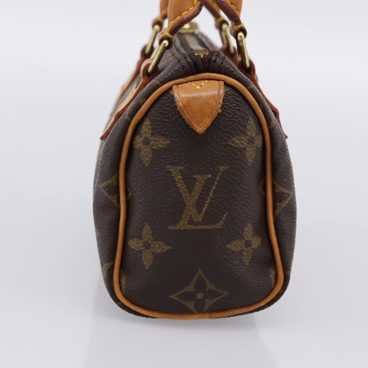 LOUIS VUITTON Monogram Mini Speedy Hand Bag M41534 LV Auth ka6031A