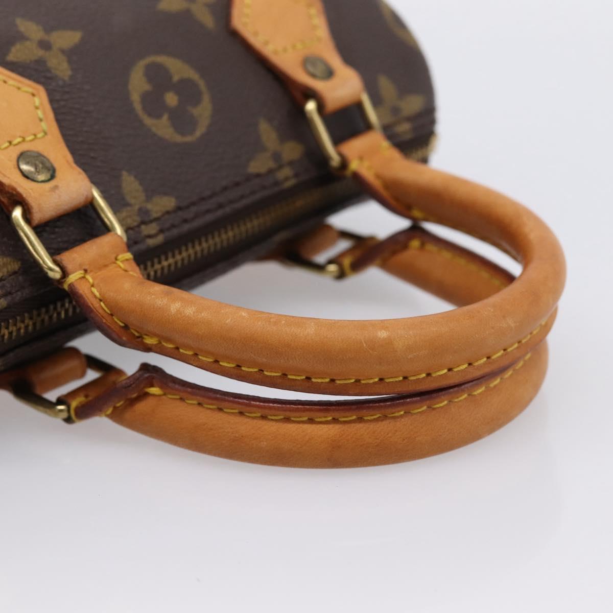 LOUIS VUITTON Monogram Mini Speedy Hand Bag M41534 LV Auth ka6031A