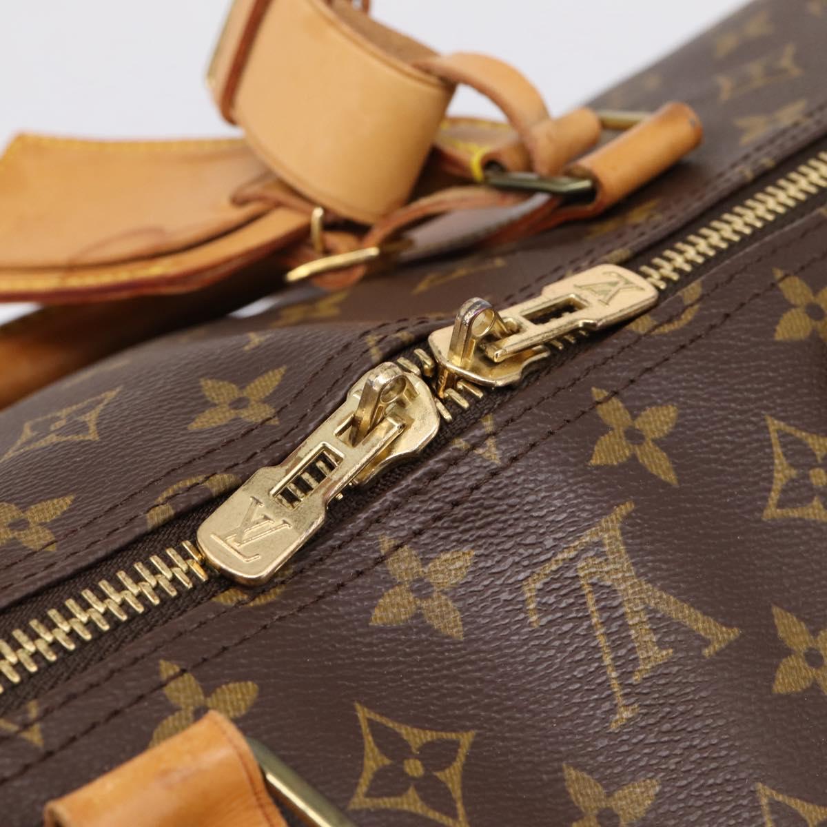 LOUIS VUITTON Monogram Keepall Bandouliere 60 Boston Bag M41412 LV Auth ka6038A