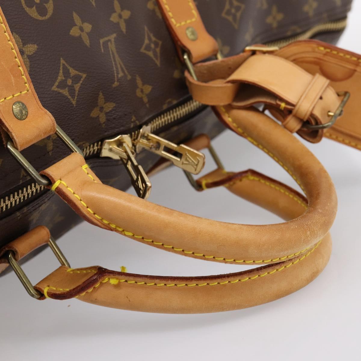 LOUIS VUITTON Monogram Keepall Bandouliere 60 Boston Bag M41412 LV Auth ka6038A