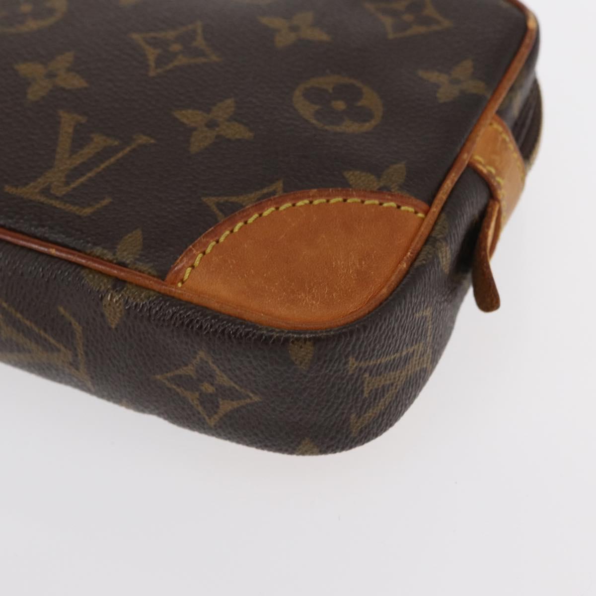 LOUIS VUITTON Monogram Marly Dragonne PM Clutch Bag M51827 LV Auth ka604