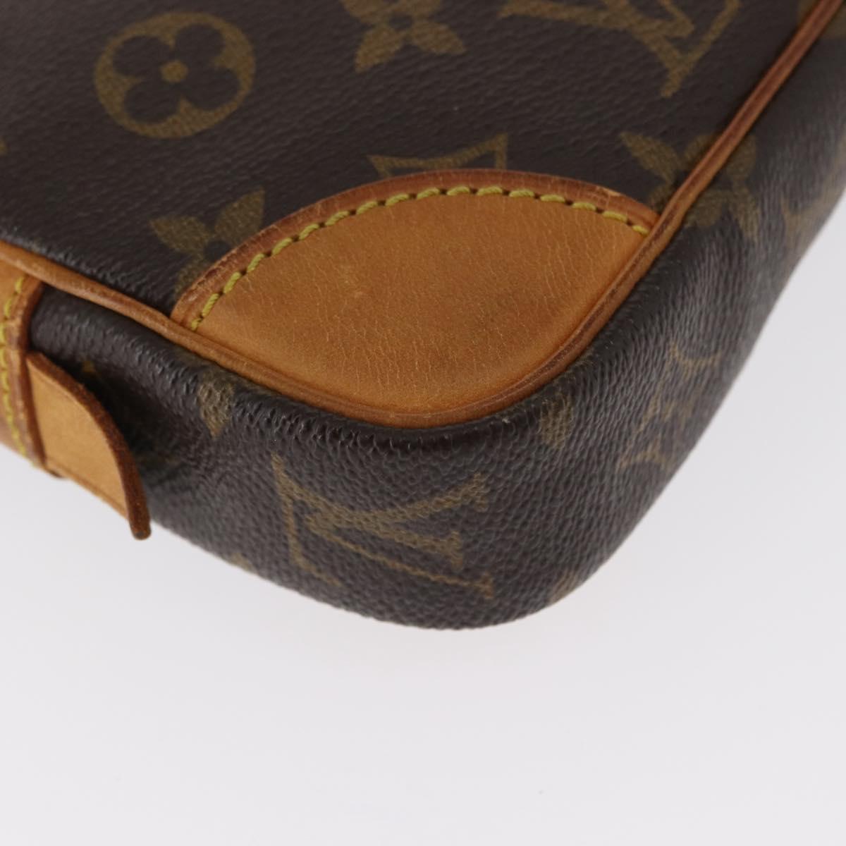 LOUIS VUITTON Monogram Marly Dragonne PM Clutch Bag M51827 LV Auth ka604