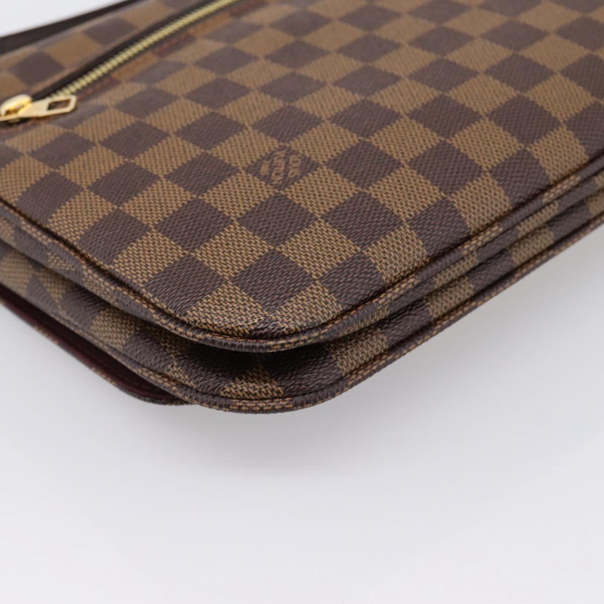 LOUIS VUITTON Damier Ebene Hoxton PM Shoulder Bag N41257 LV Auth ka6040V