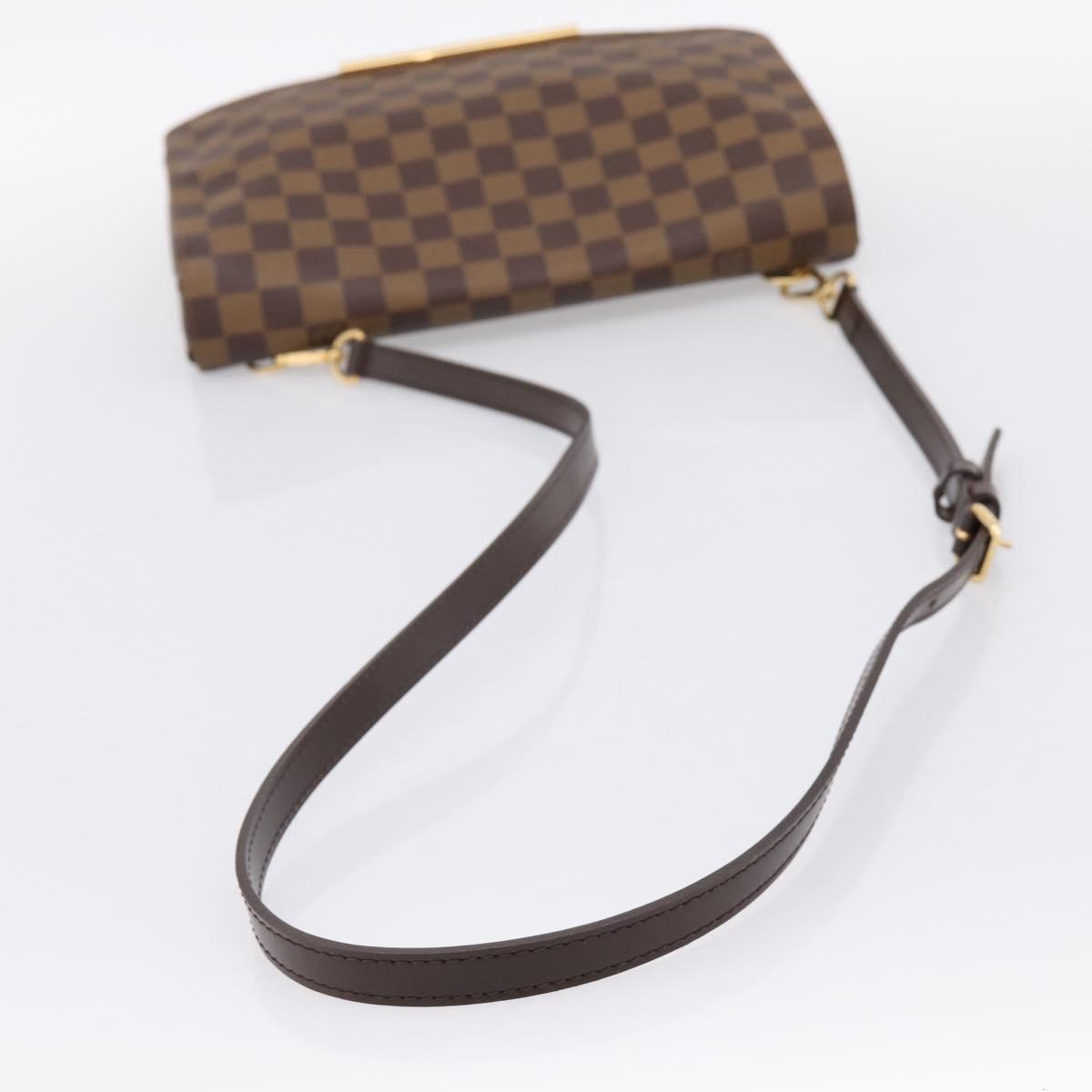 LOUIS VUITTON Damier Ebene Hoxton PM Shoulder Bag N41257 LV Auth ka6040V