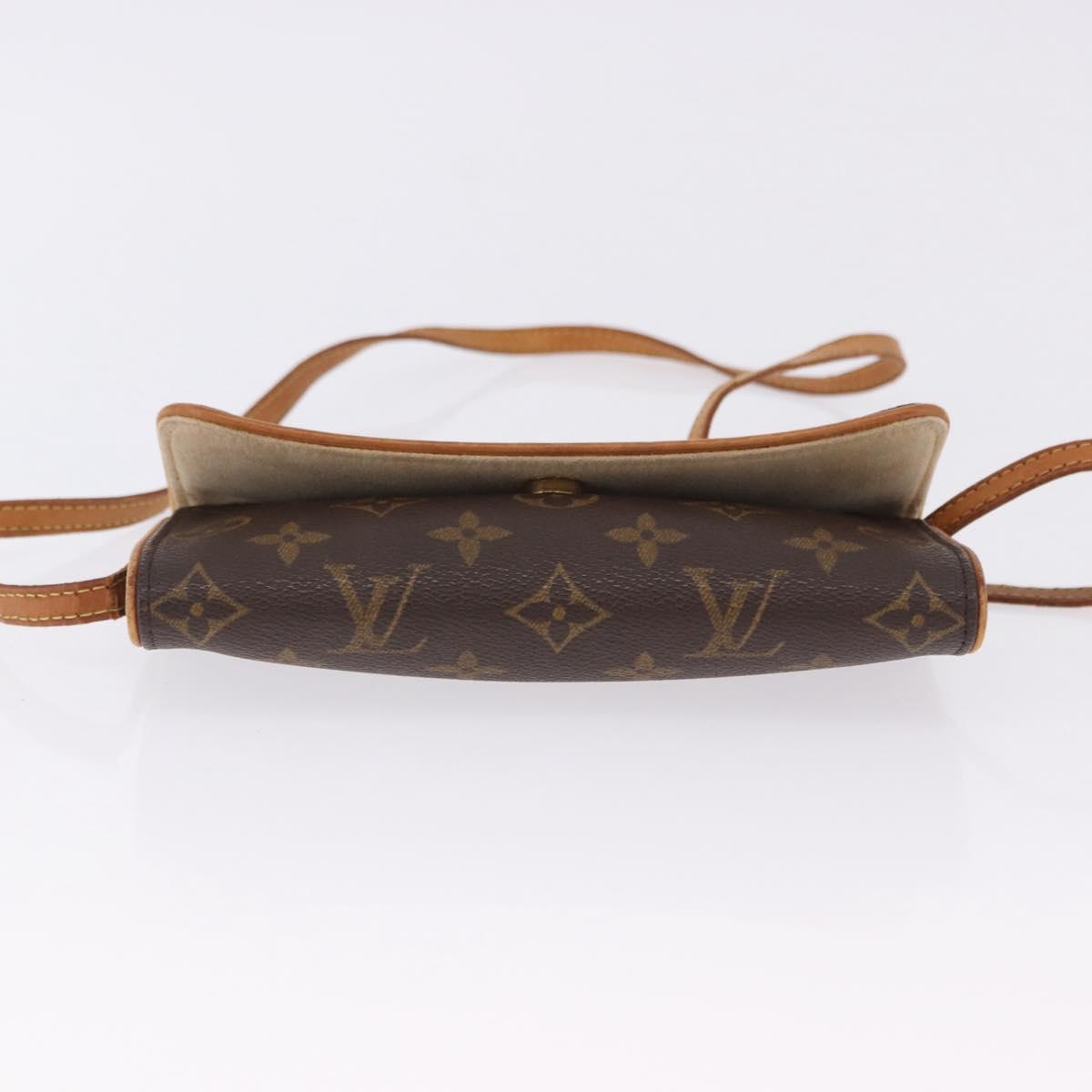 LOUIS VUITTON Monogram Pochette Twin PM Shoulder Bag M51854 LV Auth ka6047