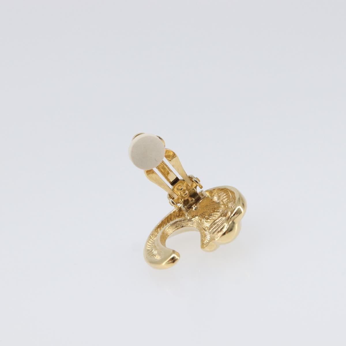 GIVENCHY Celine Earring metal 2 Set Gold Tone Auth ka6049