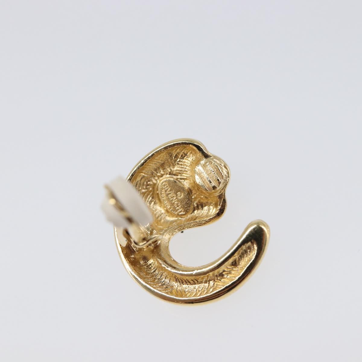 GIVENCHY Celine Earring metal 2 Set Gold Tone Auth ka6049