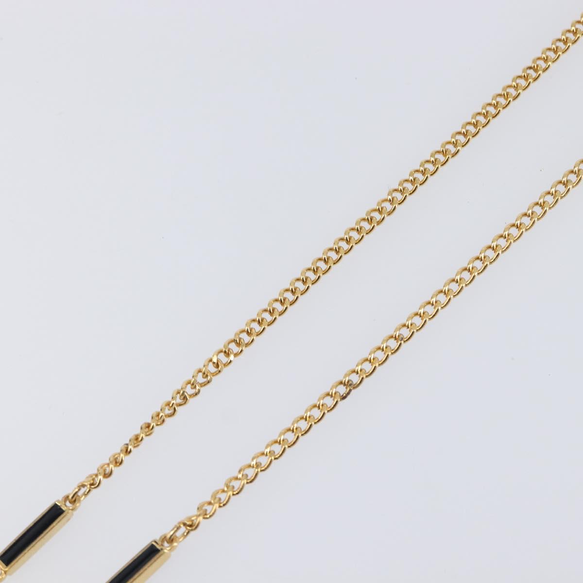 GIVENCHY Necklace metal Gold Auth ka6050