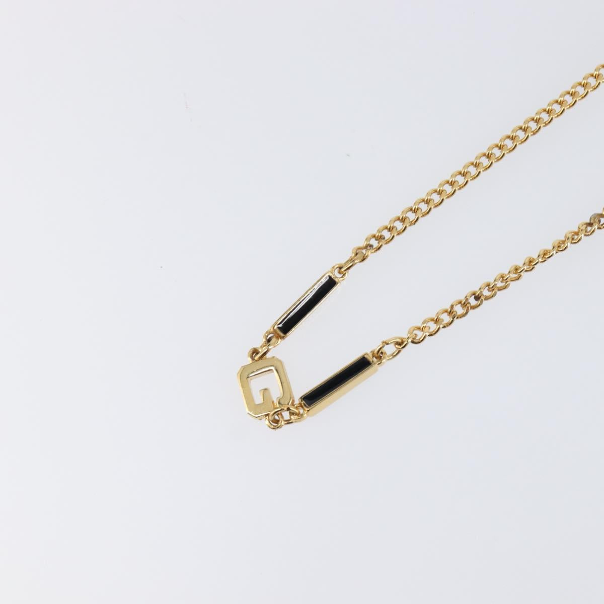 GIVENCHY Necklace metal Gold Auth ka6050