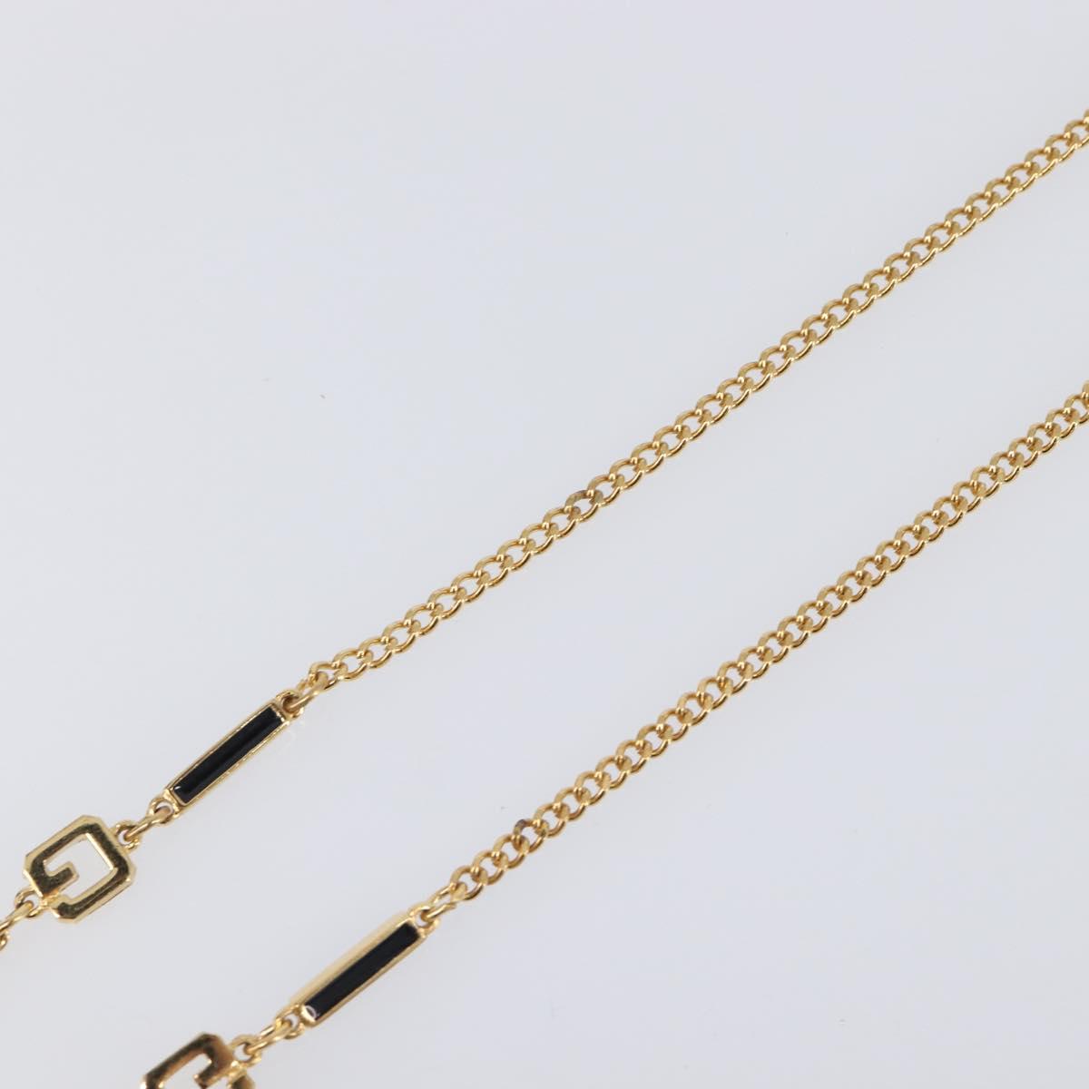 GIVENCHY Necklace metal Gold Auth ka6050