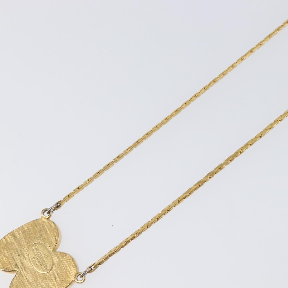 GIVENCHY Necklace metal Gold Auth ka6052