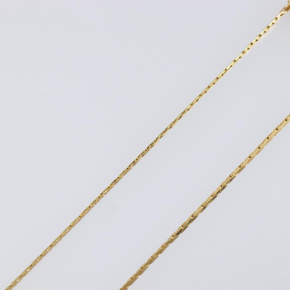 GIVENCHY Necklace metal Gold Auth ka6052