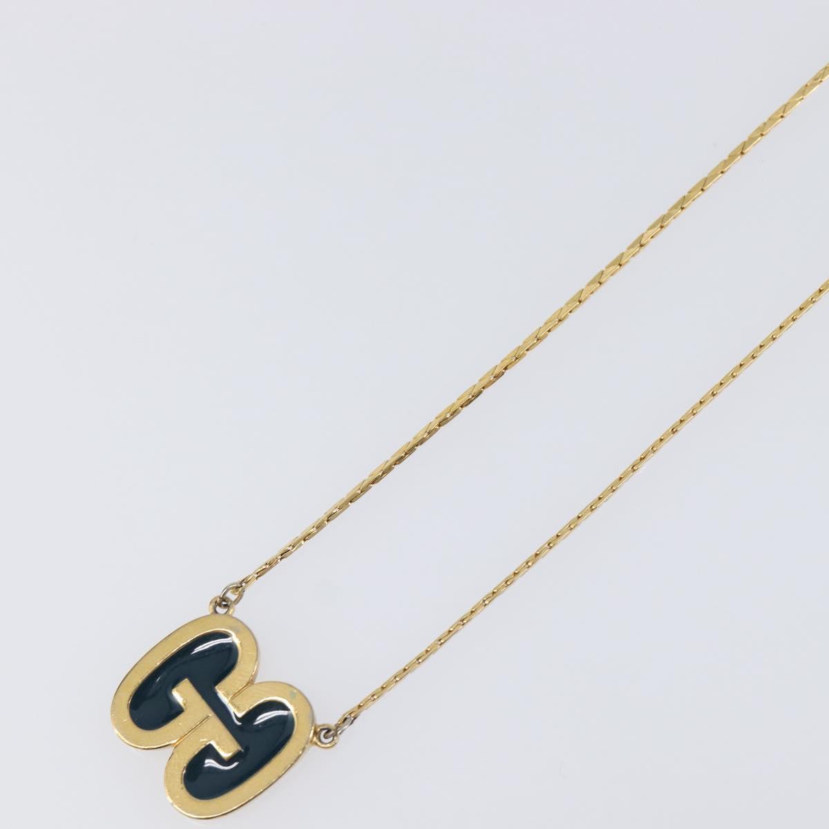 GIVENCHY Necklace metal Gold Auth ka6052