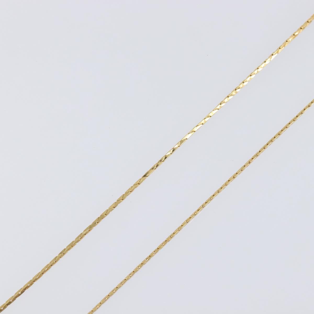 GIVENCHY Necklace metal Gold Auth ka6052