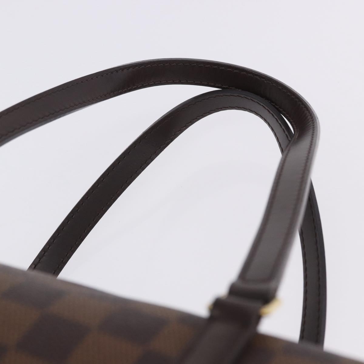 LOUIS VUITTON Damier Ebene Papillon 30 Hand Bag N51303 LV Auth ka6057V