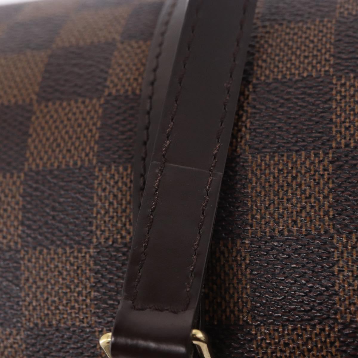 LOUIS VUITTON Damier Ebene Papillon 30 Hand Bag N51303 LV Auth ka6057V