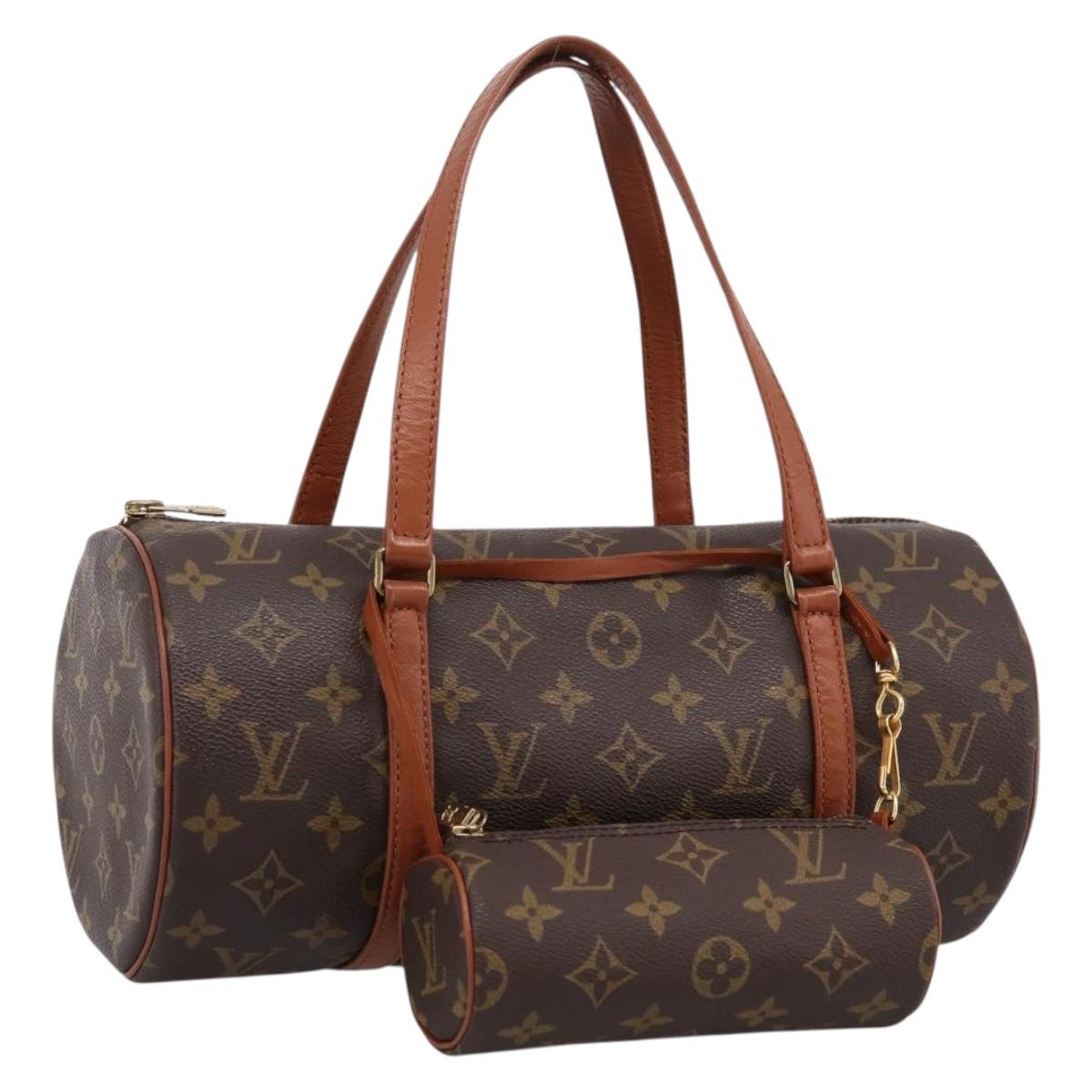 LOUIS VUITTON Monogram Papillon 30 Hand Bag M51385 LV Auth ka6058V