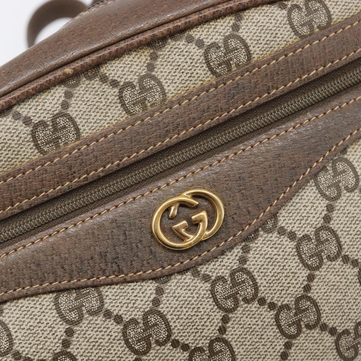 GUCCI GG Supreme Shoulder Bag PVC Beige Gold 001 067 1283 Auth ka6059