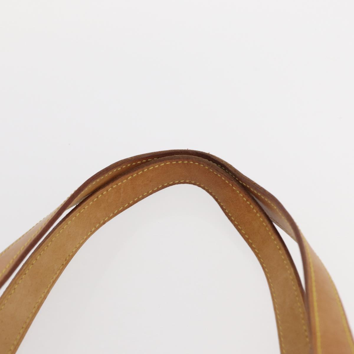 LOUIS VUITTON Monogram Vernis Houston Hand Bag Beige M91004 LV Auth ka607